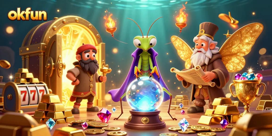 Experience thrilling moments with okfun's vibrant online casino featuring captivating characters and rich game elements.