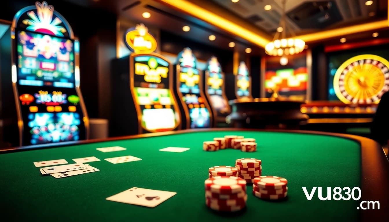 Experience thrilling bets at VU88 com's luxurious online casino interface.