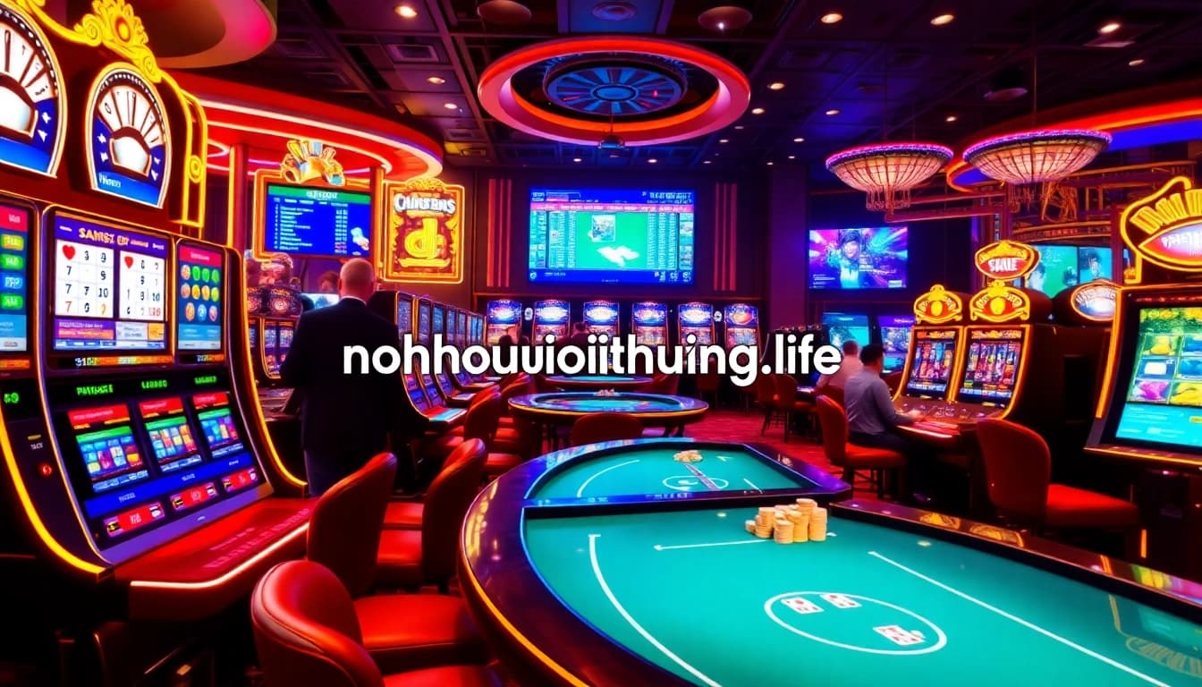 Experience the thrill of online gambling at https://nohudoithuong.life/ with colorful slot machines and dynamic betting action.