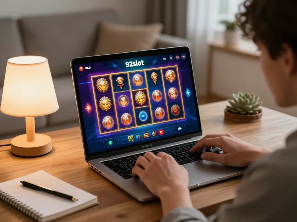Experience thrilling gameplay on 92slot mobile app with vibrant slot graphics and cozy ambiance