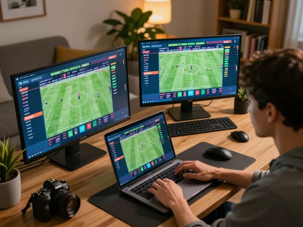 Engaging sports betting scene on ck444s.net showing a player placing live bets during a football match