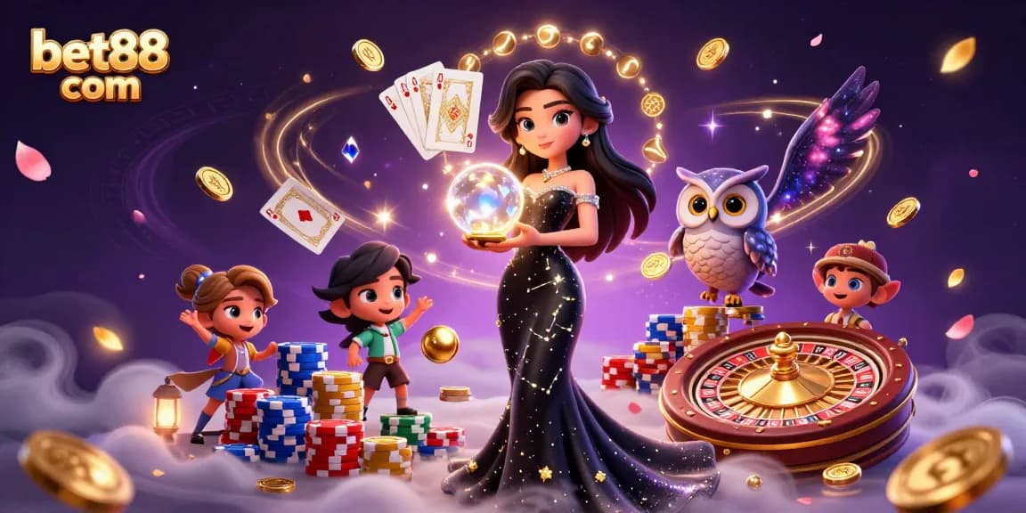 Experience the thrill with bet88 com in an exhilarating casino scene packed with action.