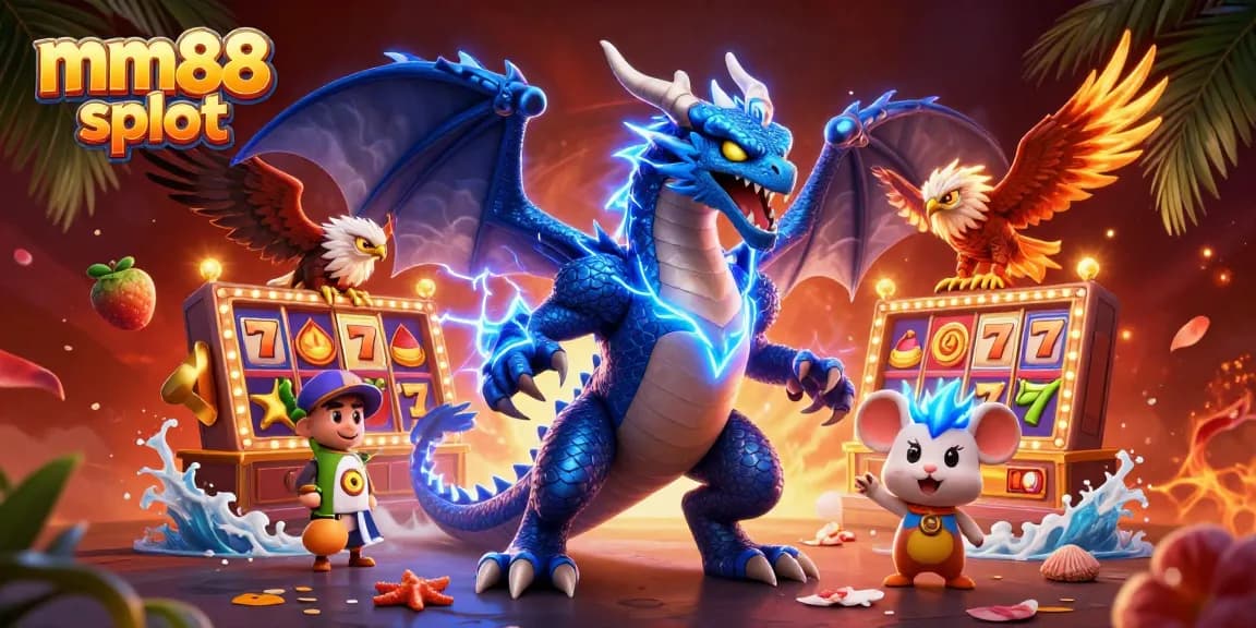 Experience mm88 slot action with vibrant characters, slot reels, and casino excitement.