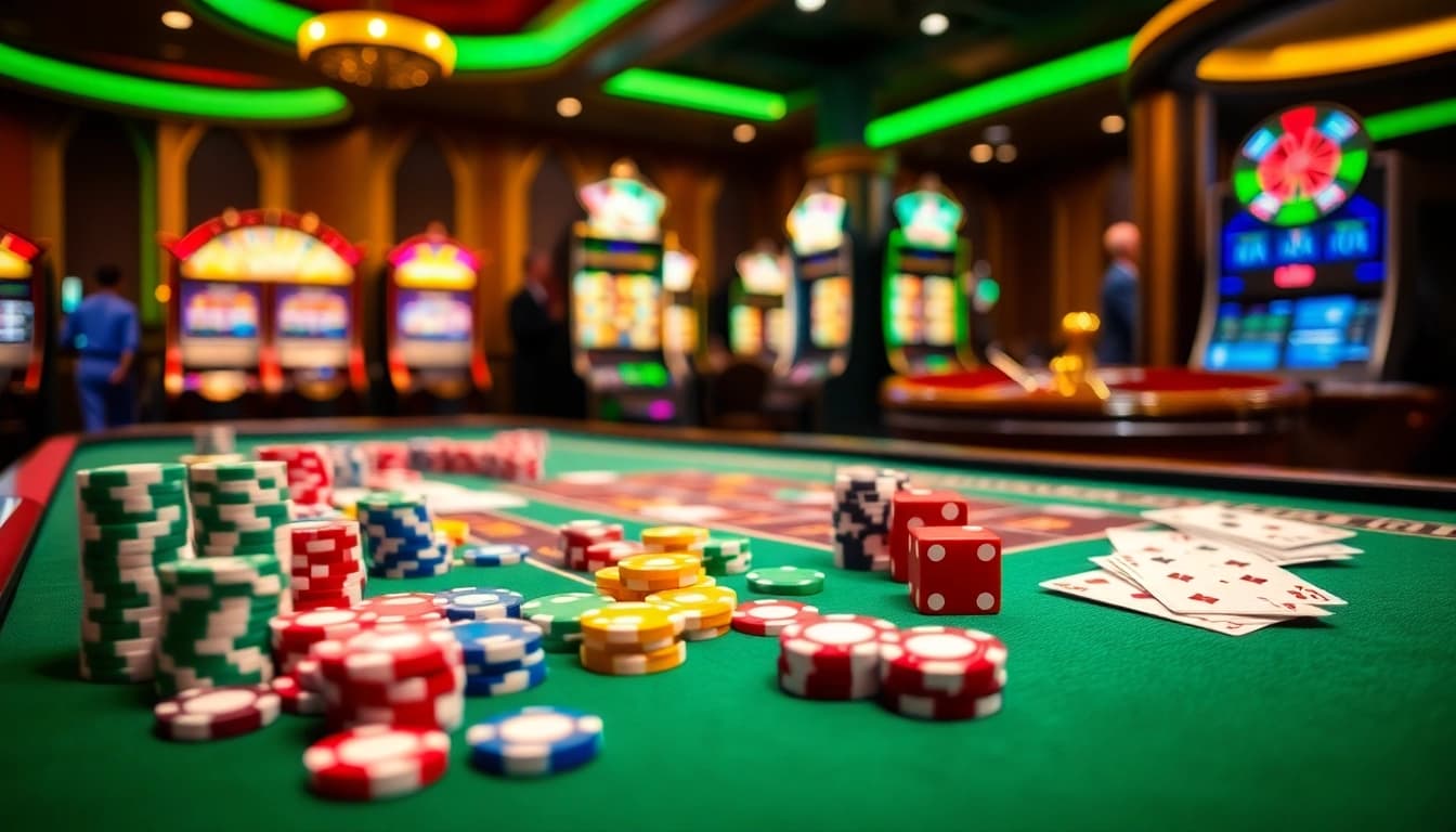 Experience thrilling moments at luck8 com with vibrant poker chips and gambling excitement.