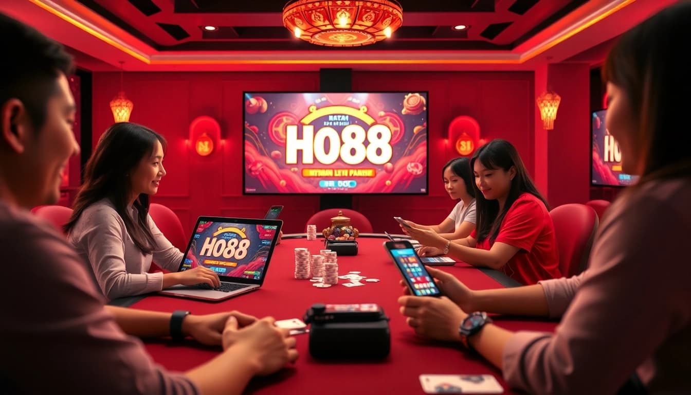 Exciting Ho88 online casino experience with players engaged in live gameplay