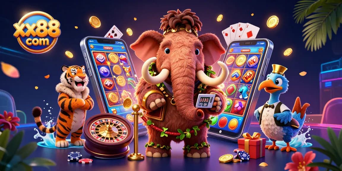Engage in the vibrant world of jackpots and slots at xx88 com with a lively casino scene.