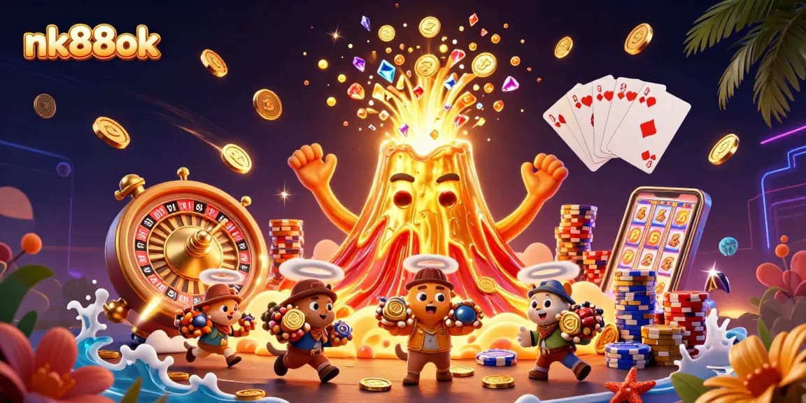 Collect exciting rewards with nk88ok during thrilling gaming adventures overflowing with coins and treasures.