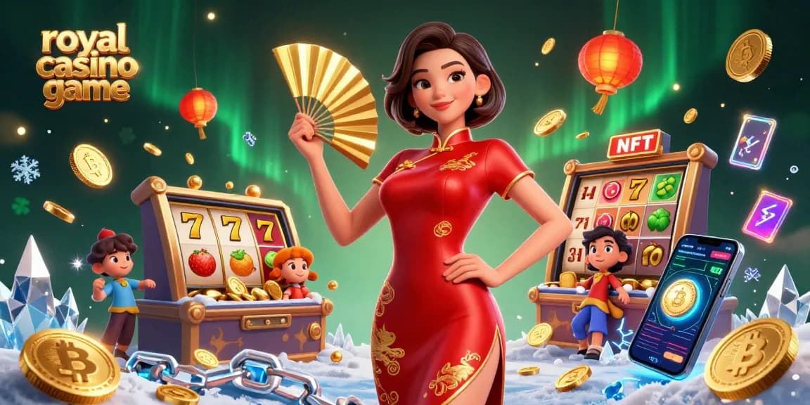 Experience the excitement of the royal casino game with immersive slot reels and vibrant visuals.