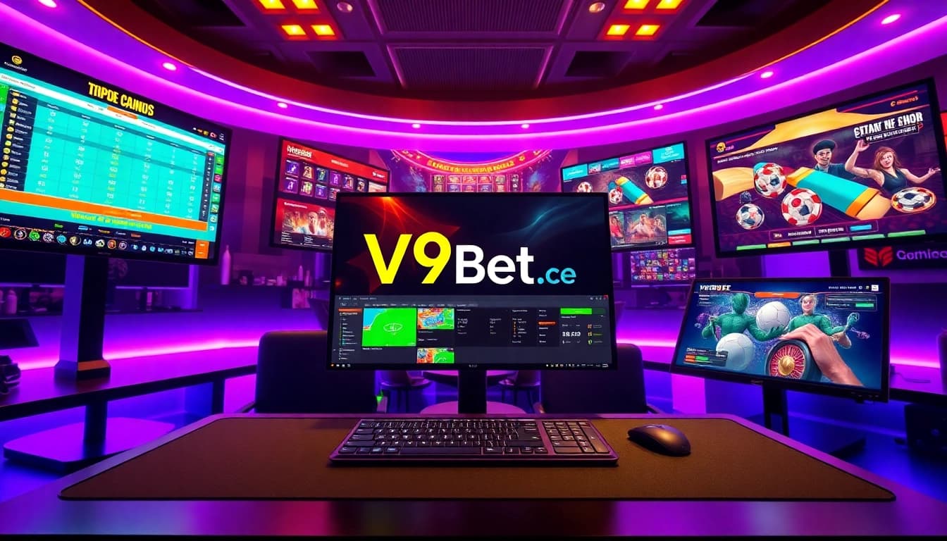 V9bet.ce offers an immersive online gambling experience with engaging graphics and a sleek casino interface.