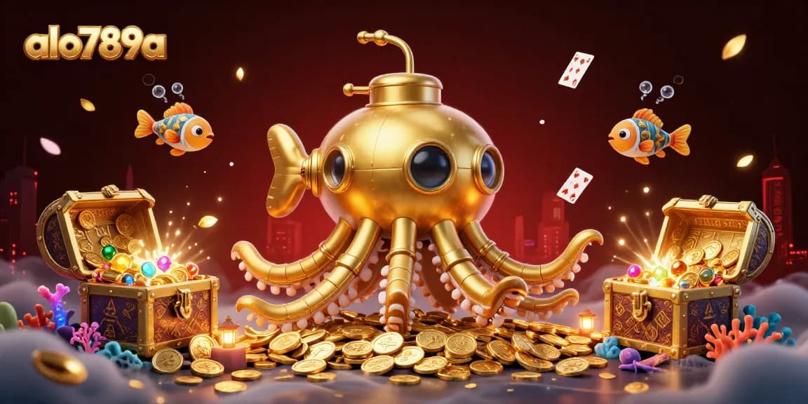 Experience interactive betting with alo789a's vibrant underwater action and riches from casino elements.