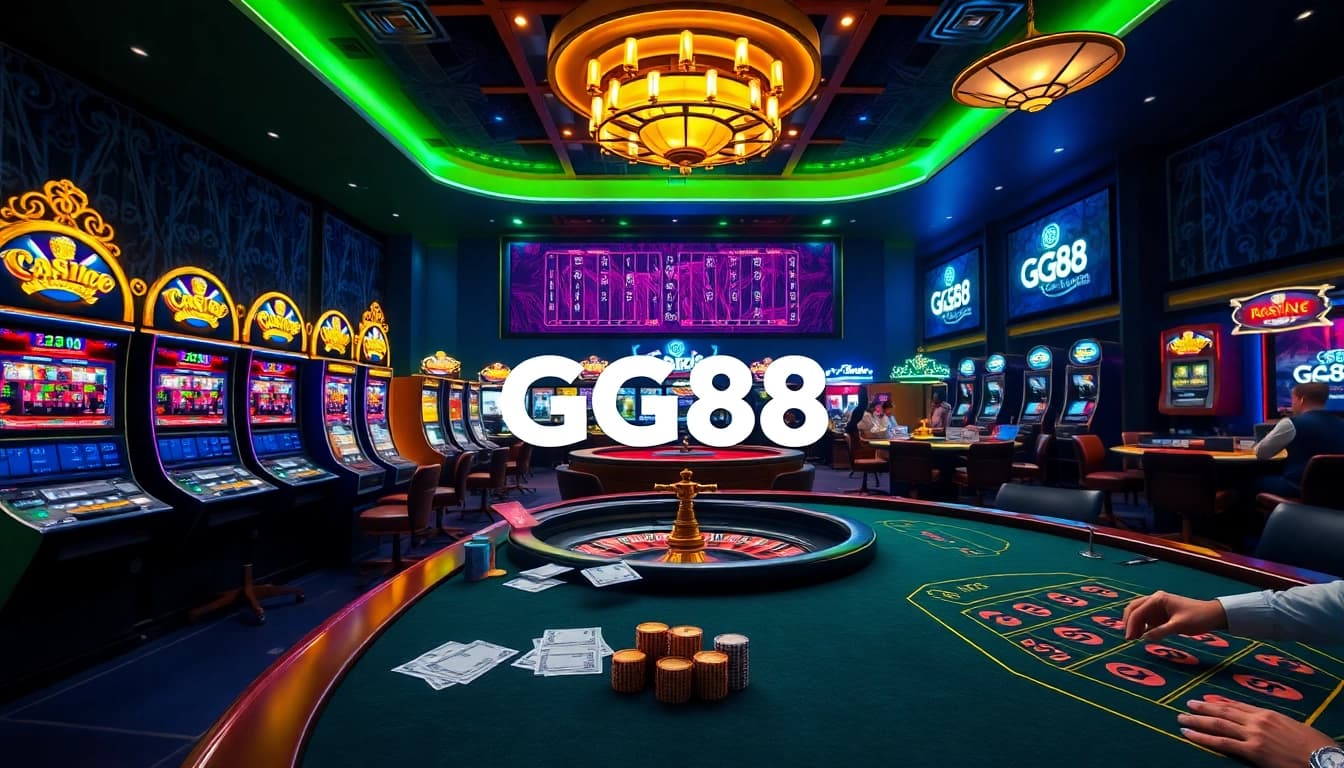 Experience top gaming action at GG88VN Asia with vibrant casino tables and engaging gameplay.