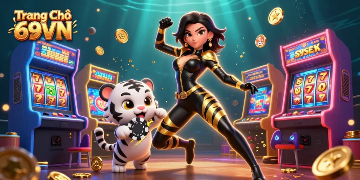 Engaging scene of Trang Chủ 69VN featuring exciting casino elements and characters.