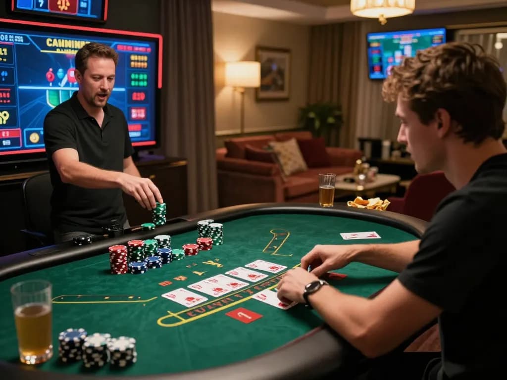 Engaging 789club online casino experience featuring a player at a live blackjack table.