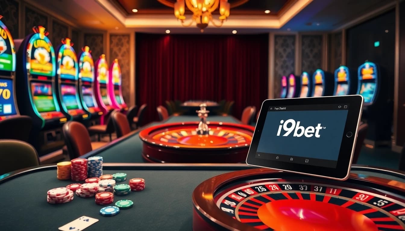 Experience thrilling gameplay at i9bet with vibrant casino visuals and engaging betting elements.