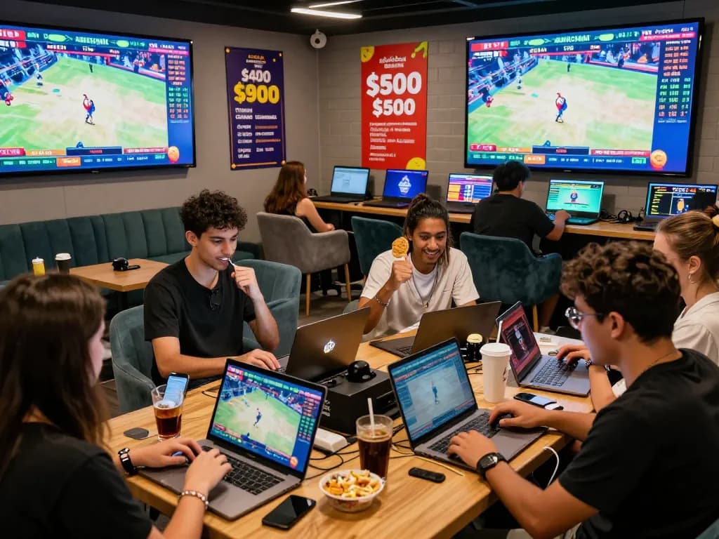Exciting gaming atmosphere showcasing players engaged in online betting at GA179.