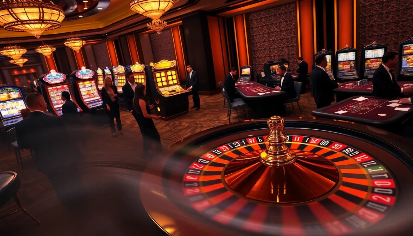 Experience the exciting gaming atmosphere of tylekeo.bio with vibrant roulette and poker.