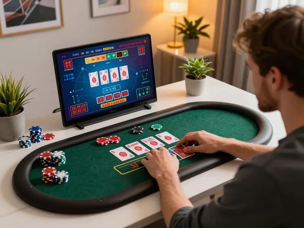 Engaging in online gaming at Sun Win with dynamic live dealer action on laptop screen