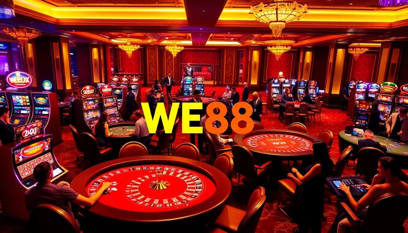 Experience excitement at WE88 with vibrant casino tables and thrilling games.