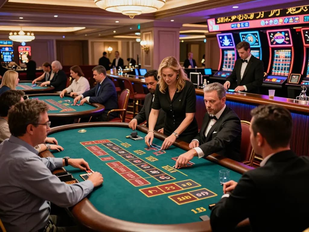 Engaging gameplay at trang chủ MAX88 as players experience a vibrant casino atmosphere