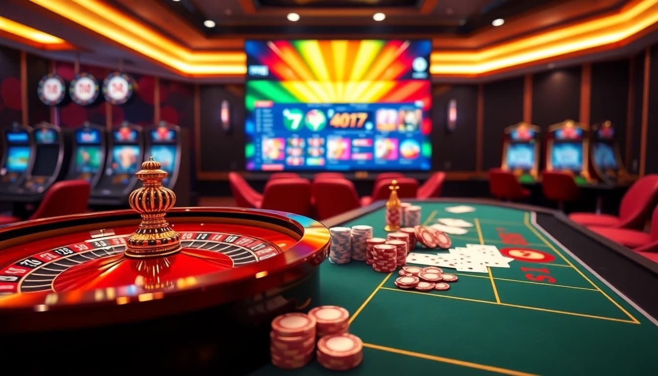 Engaging online gaming experience with i9bet featuring poker, roulette, and slot machines.