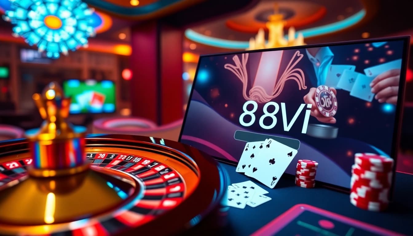 Engage with the thrilling experience of đăng nhập 888VI at a luxury online casino interface.