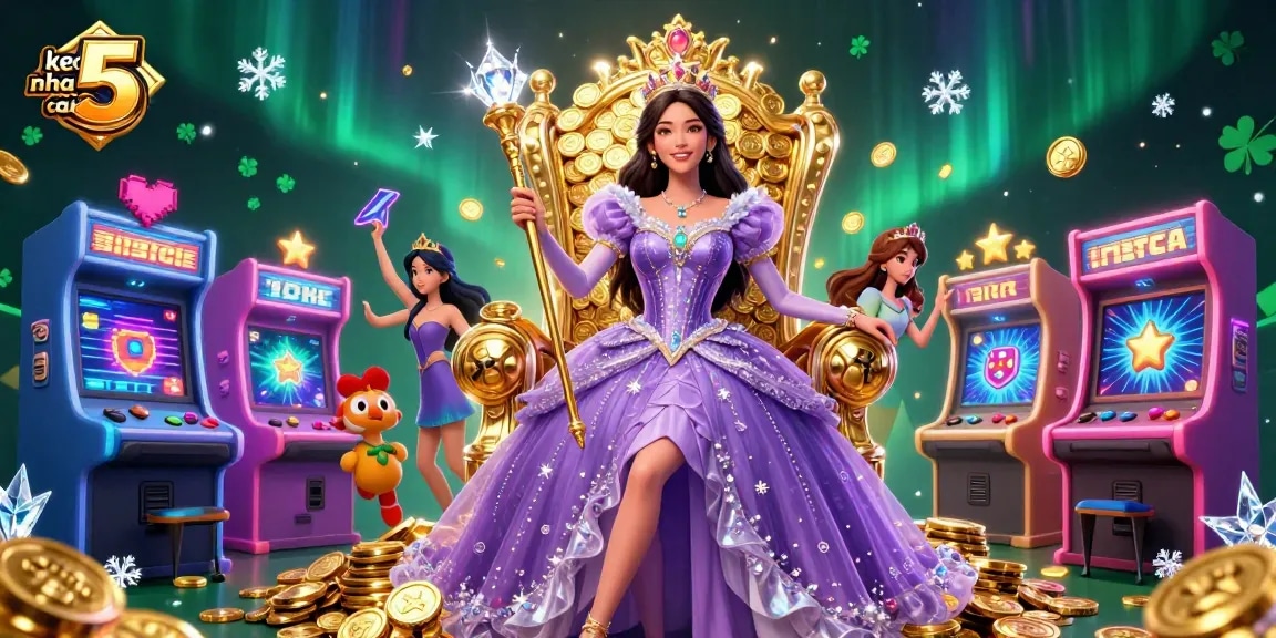 Bet on keo nha cai 5 with a majestic princess in a rich casino environment