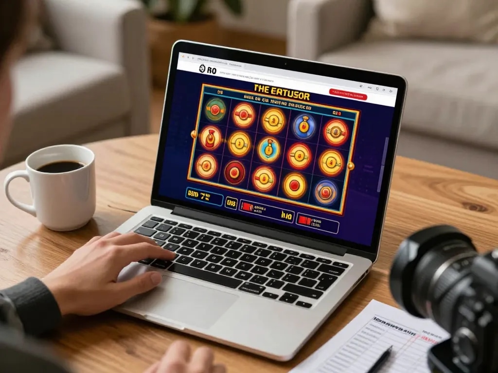 Player at home engaging in an exciting slot game on XX88 with an interactive screen display and cozy atmosphere.