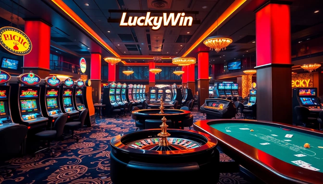 Experience the luxury of LuckyWin casino with exciting games and vibrant environments.