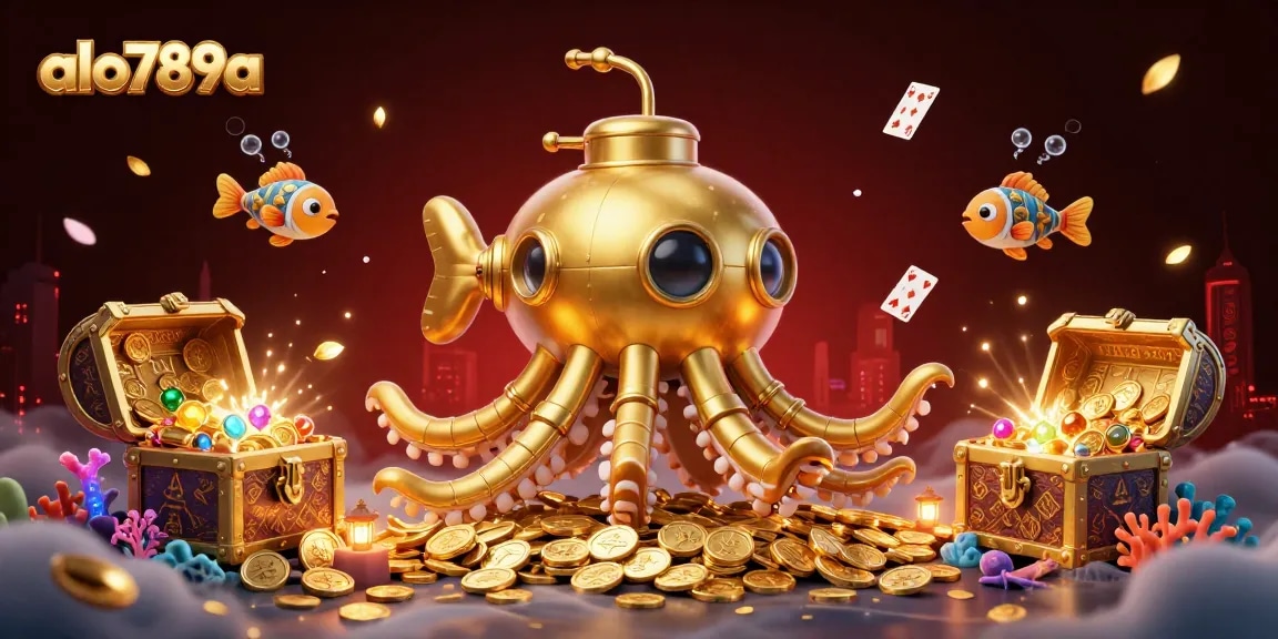 Experience interactive betting with alo789a's vibrant underwater action and riches from casino elements.