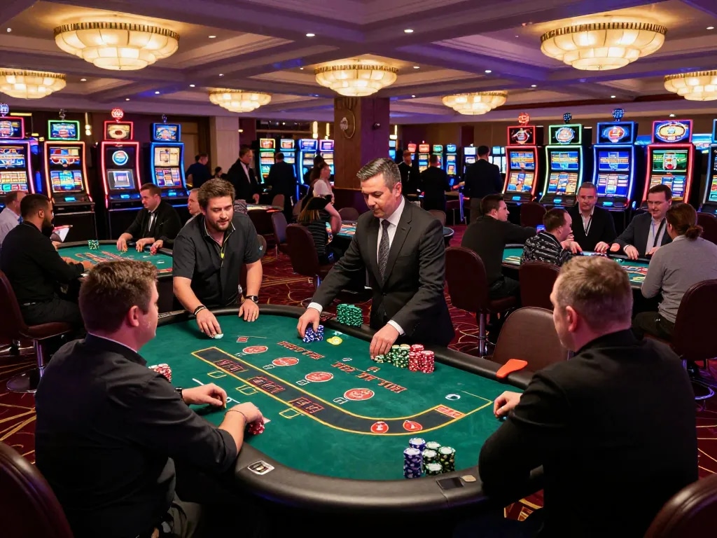 Strategic gameplay at 88CLUB casino with players engaged in intense blackjack action