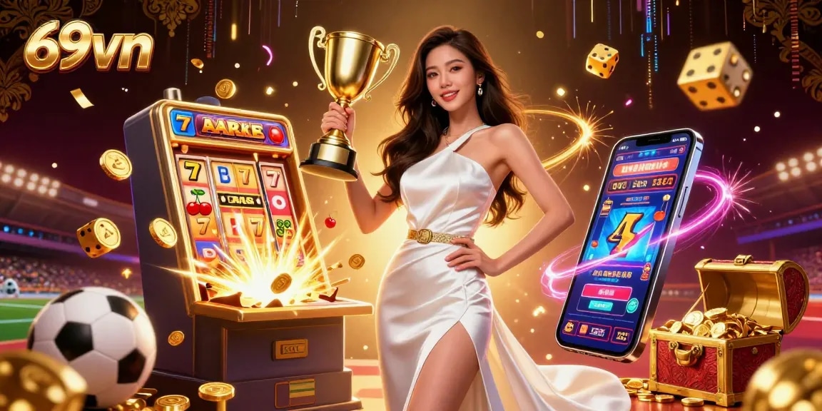 Experience the thrill of winning with 69vn's vibrant casino scene featuring jackpots and sports betting.