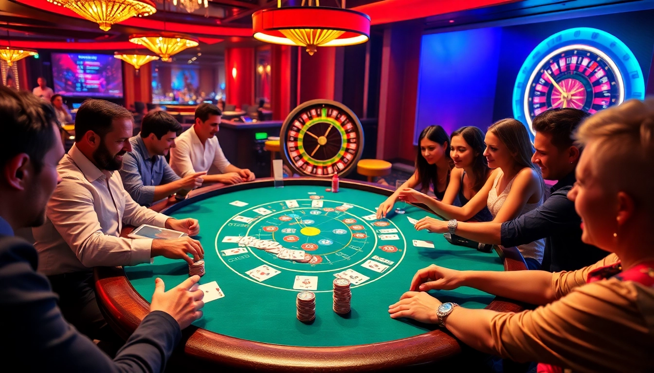 Experience the excitement of high-stakes gambling at thabett.io with vibrant casino scenes and thrilling gameplay.