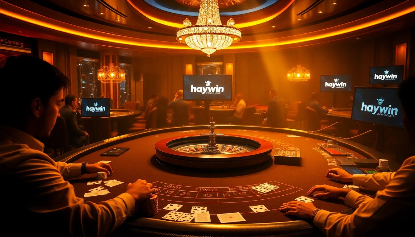 Experience the thrill of gambling at Haywin's luxurious casino, featuring Baccarat and roulette tables.