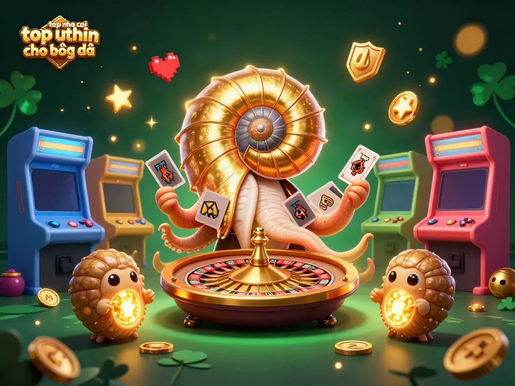 Experience the thrill of top nha cai uy tin cho bóng đá in this vibrant 3D casino illustration.