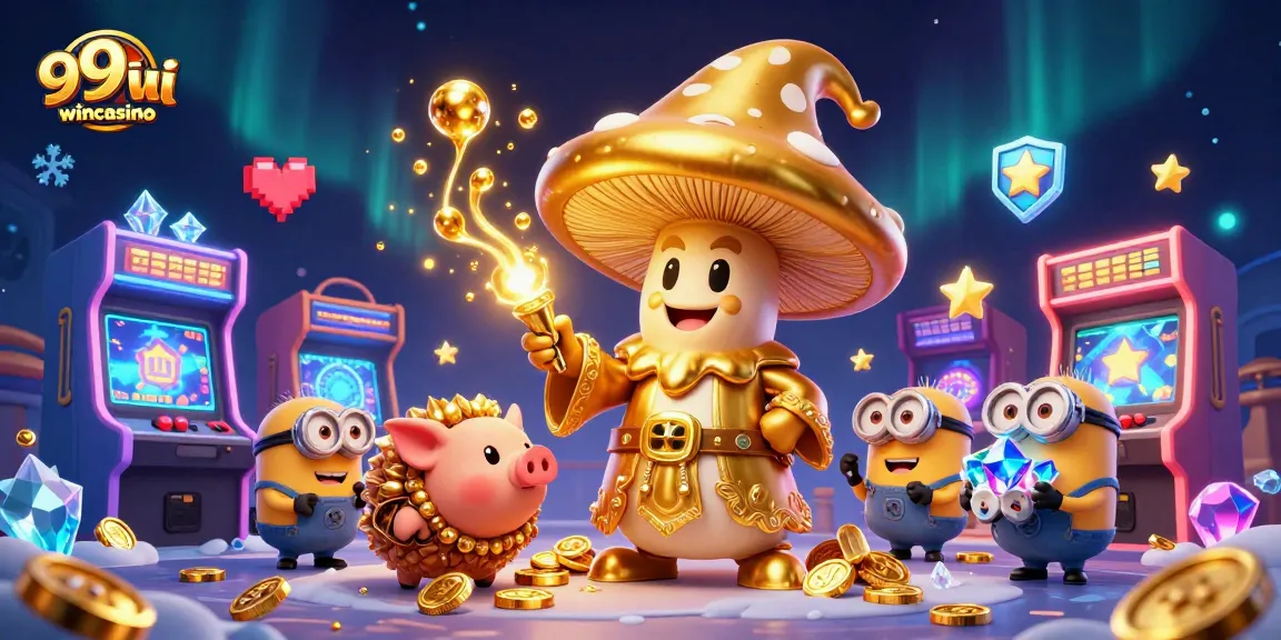 Experience thrilling casino gameplay with 99wincasino's magical golden wizard and treasures.