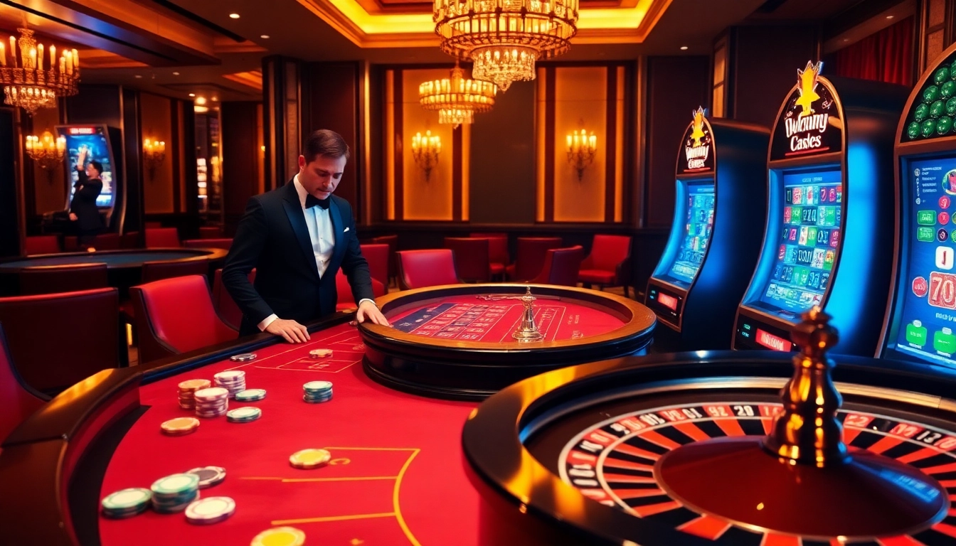 Experience the excitement of betting at 777X com with a luxurious casino setting featuring vibrant gaming elements.