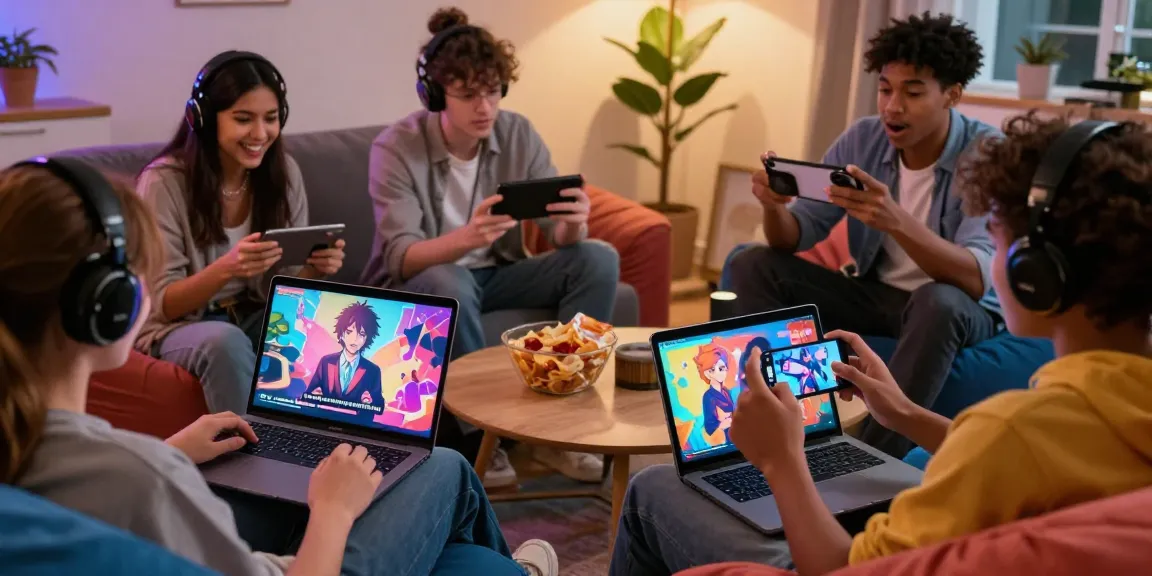 Gamers experiencing the degrees of lewdity in an interactive adult visual novel on multiple devices.