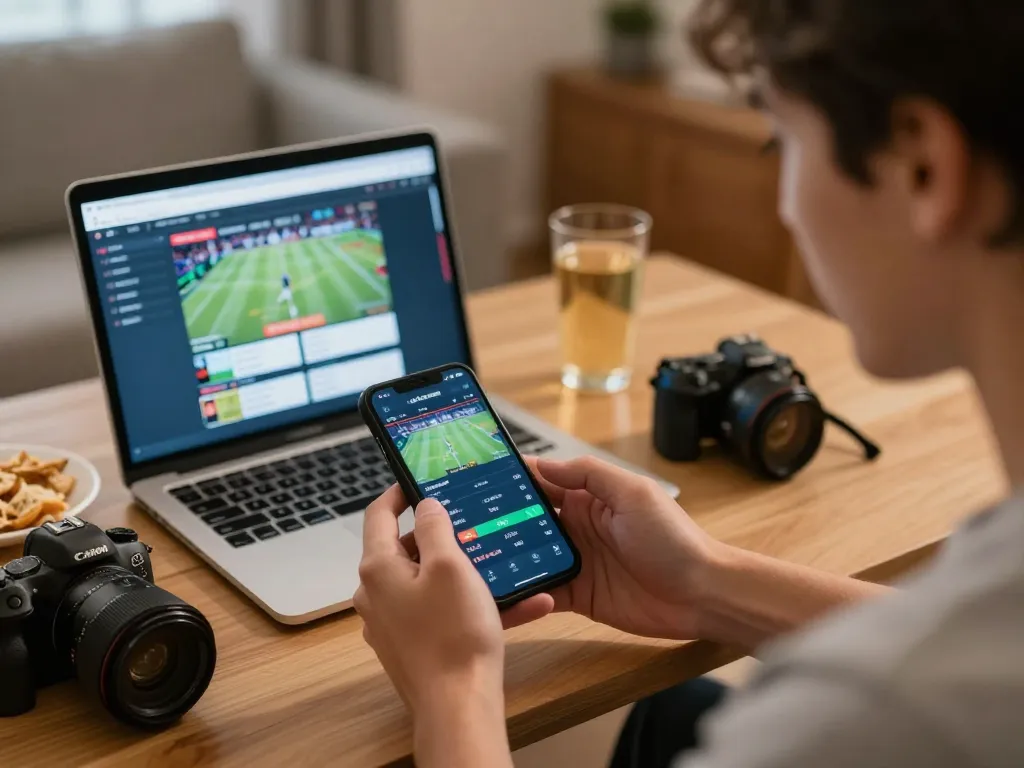 nk88 sports betting on mobile device reveals thrilling live match updates and betting options.