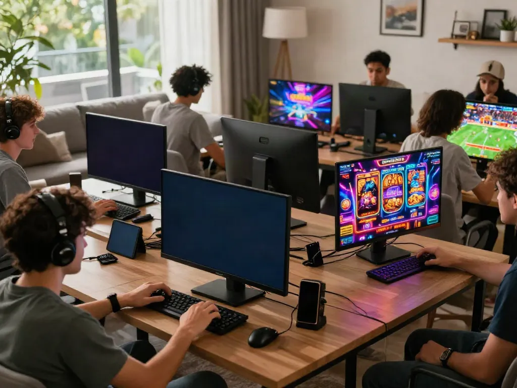 Engaged players enjoying nhà cái da88 online gaming experience with excitement and diverse game options.