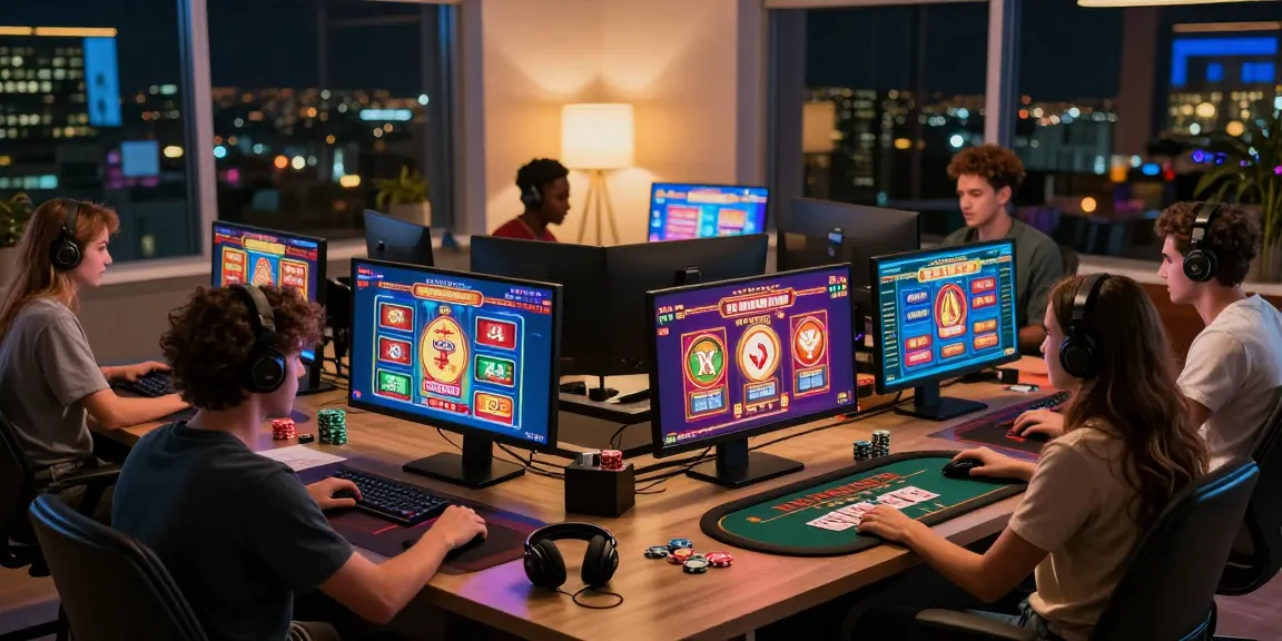 Explore top credit card casinos at https://being-there.org.uk, with lively players in a modern online gaming environment showcasing excitement and bonuses.