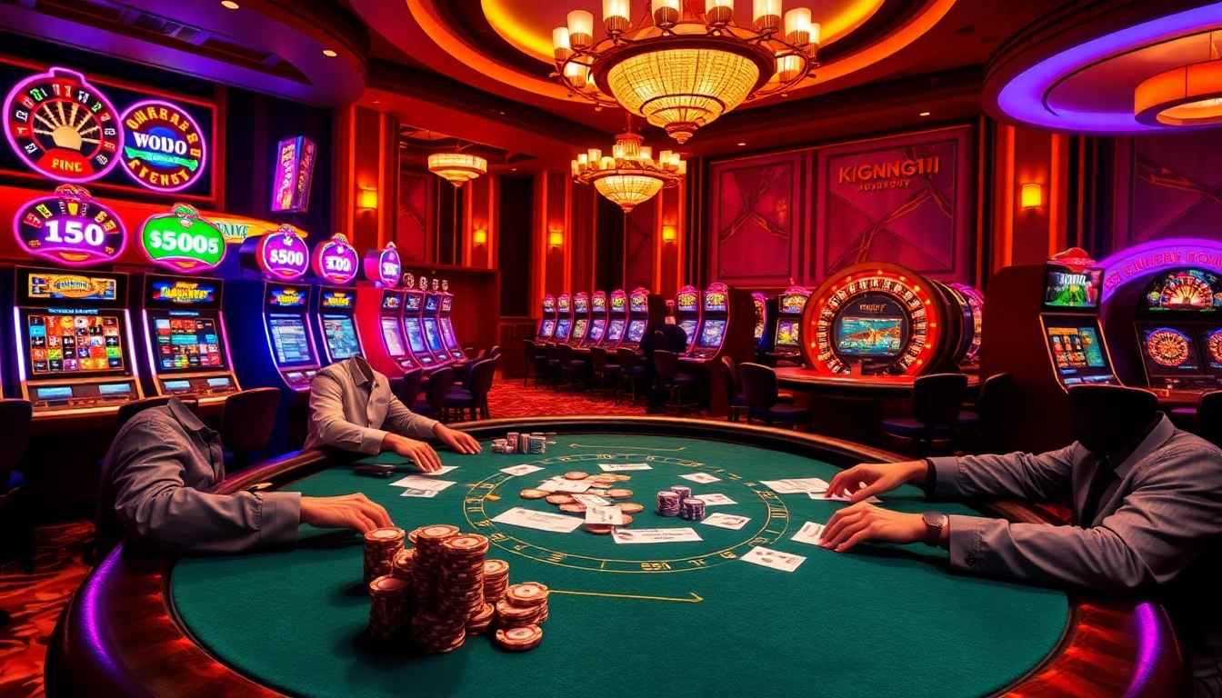 Experience thrilling gaming action at https://luongsontv5.com/ with vibrant slots and poker tables.