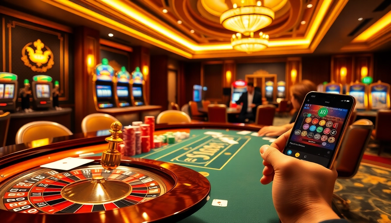 Experience high-stakes excitement with KJC as players engage in thrilling casino games.