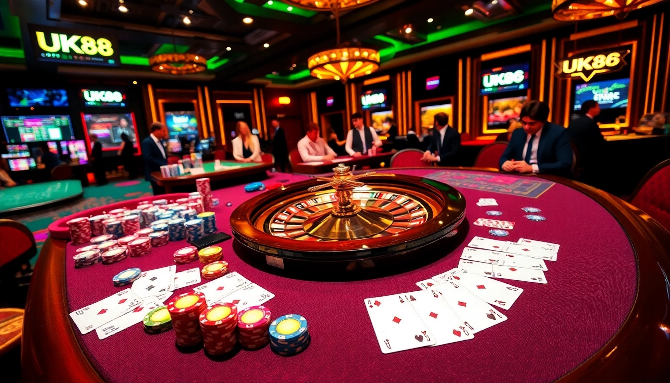 Experience the excitement of UK88 with vibrant casino games and dynamic betting action.