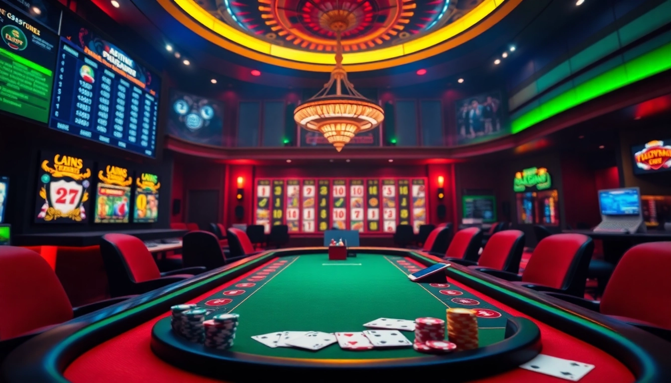 Online gambling experience at stimmgewitter.org featuring vibrant casino games and sports betting odds.