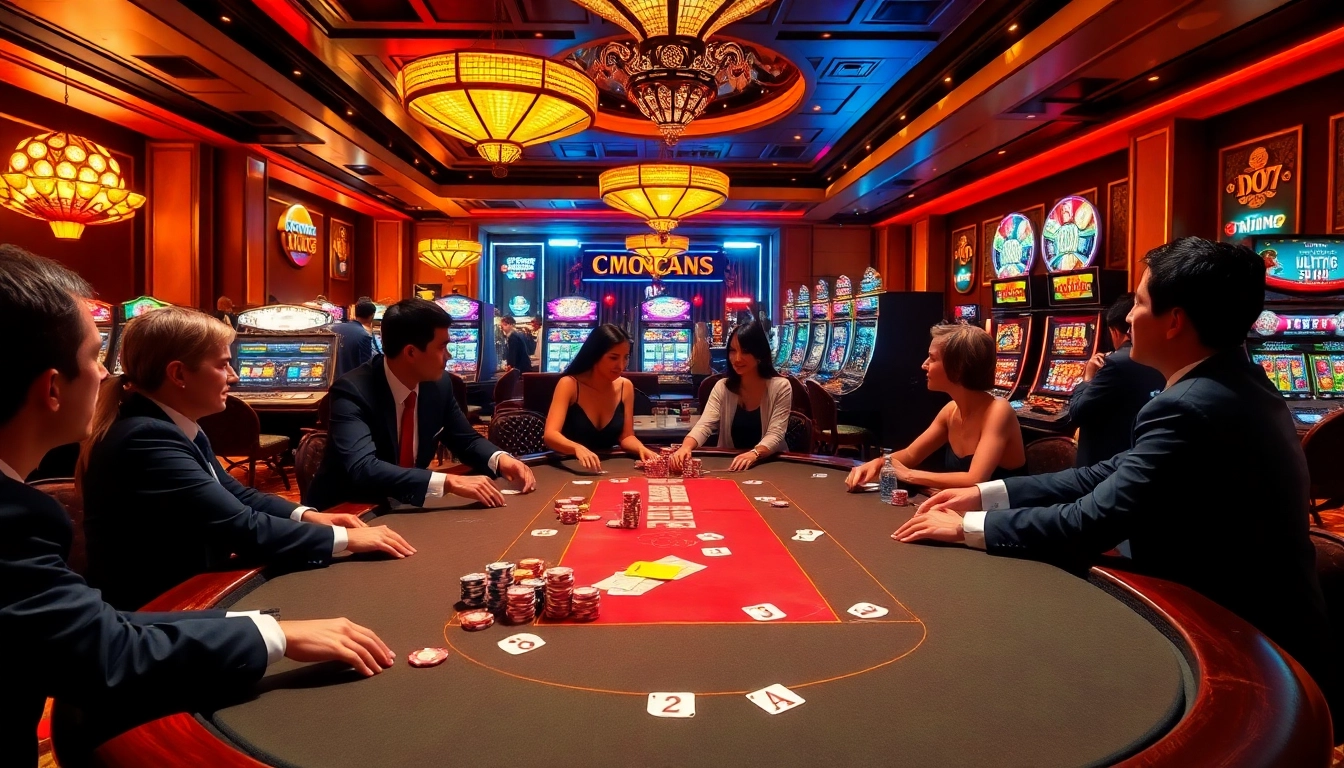 Experience the thrill of poker at dom88.us.com with vibrant tables and engaging players.