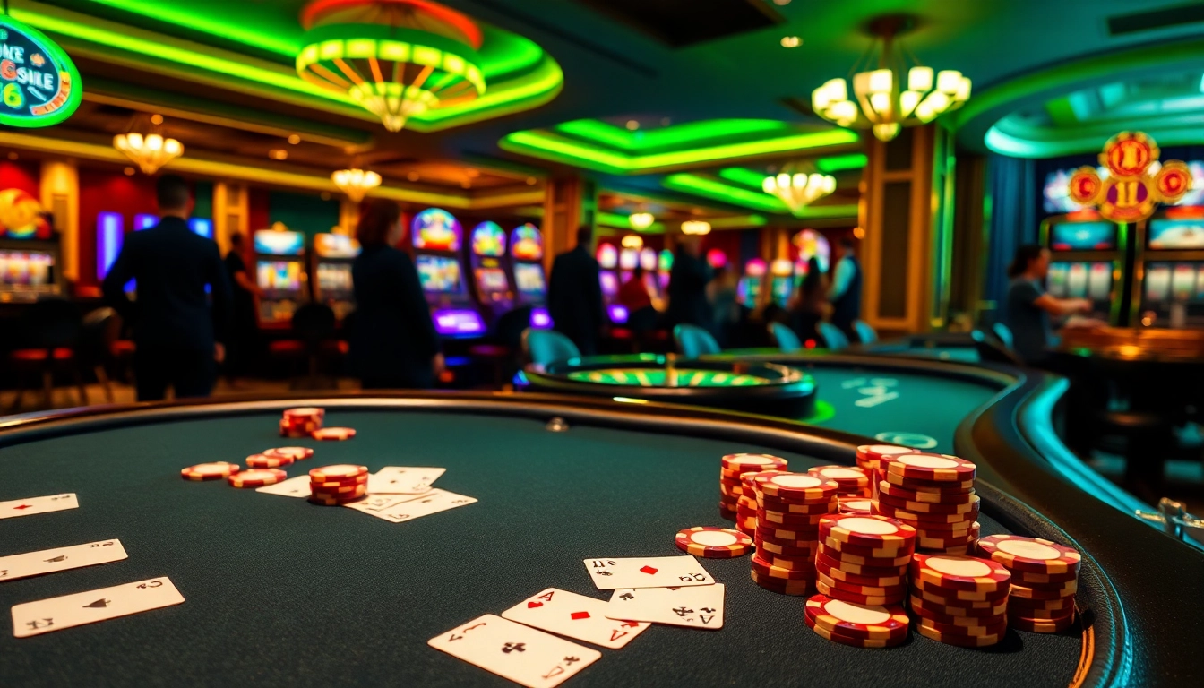 Gambling excitement at nhà cái lu88 with professional poker gameplay and vibrant casino elements.